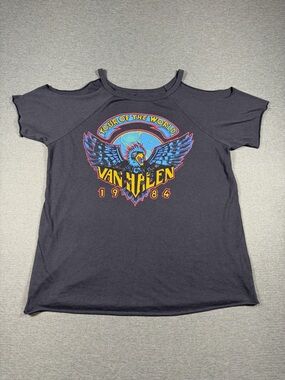 Van Halen 1984 Cold-Shoulder Graphic Tee